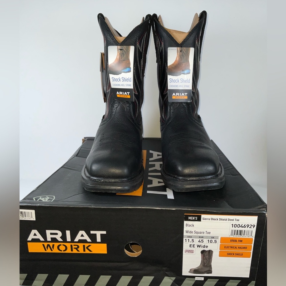 Ariat Black Shock Shield Boots